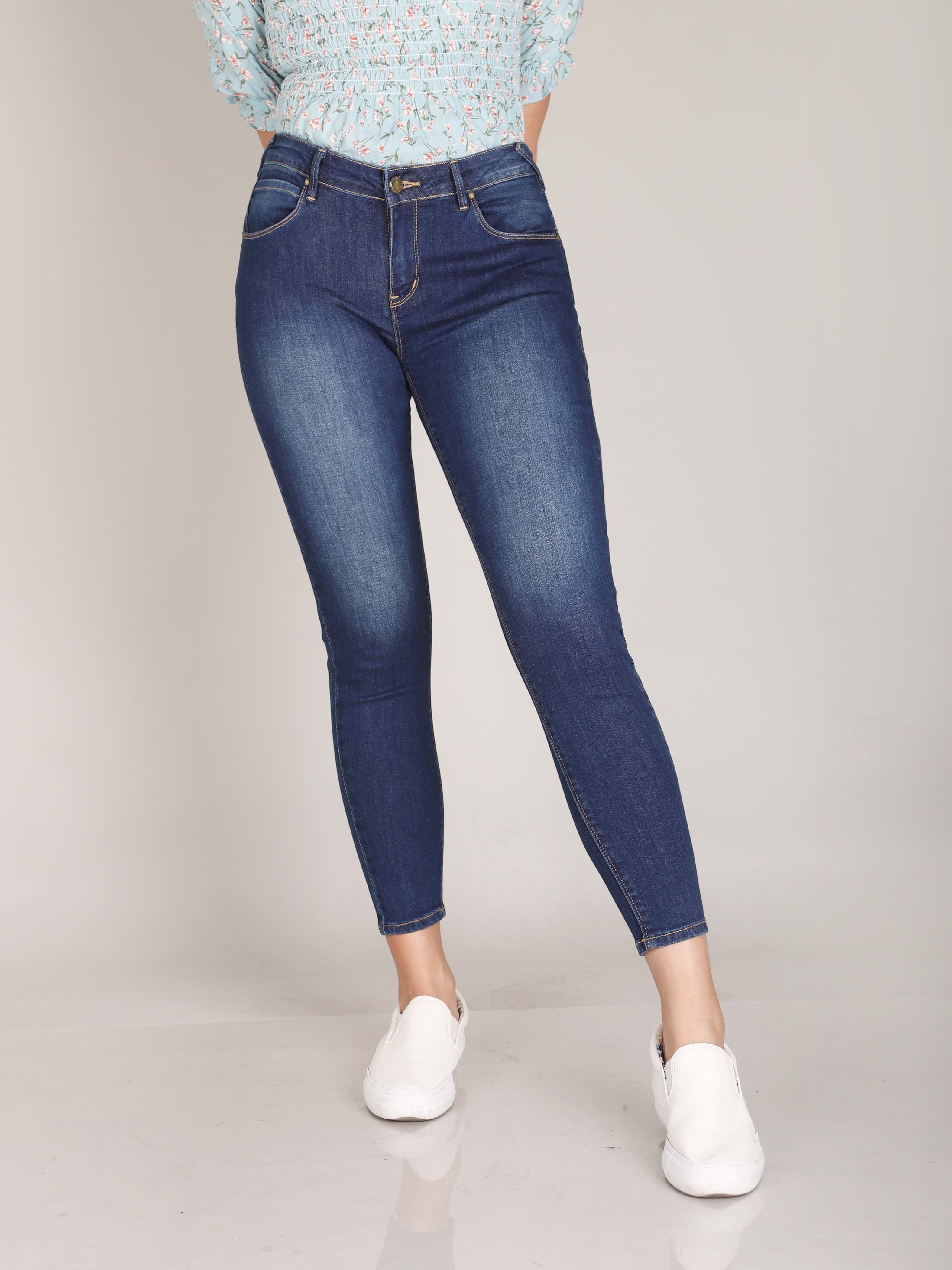 LADIES' SKINNY LOW WAIST STRETCH DENIM WITH POCKET DETAIL (146) | BNY Jeans